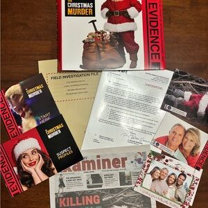 Christmas Murder Mystery Game Set